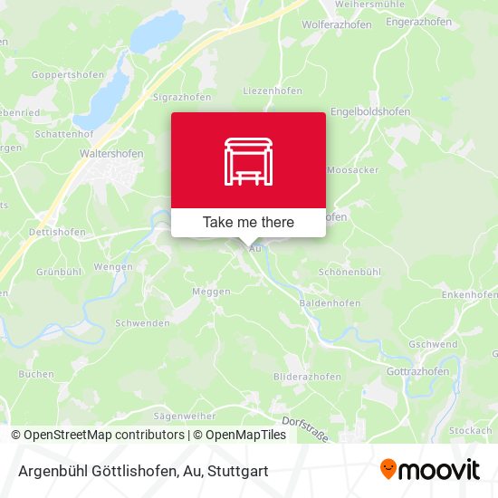 Argenbühl Göttlishofen, Au map