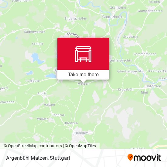 Карта Argenbühl Matzen