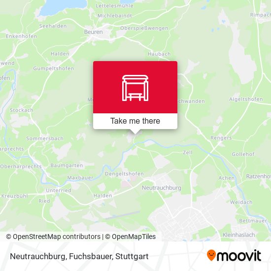 Neutrauchburg, Fuchsbauer map