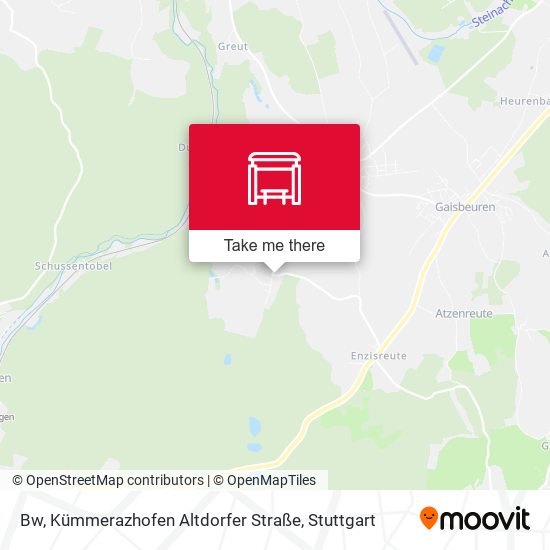 Bw, Kümmerazhofen Altdorfer Straße map