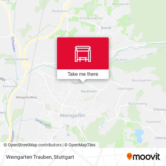 Карта Weingarten Trauben