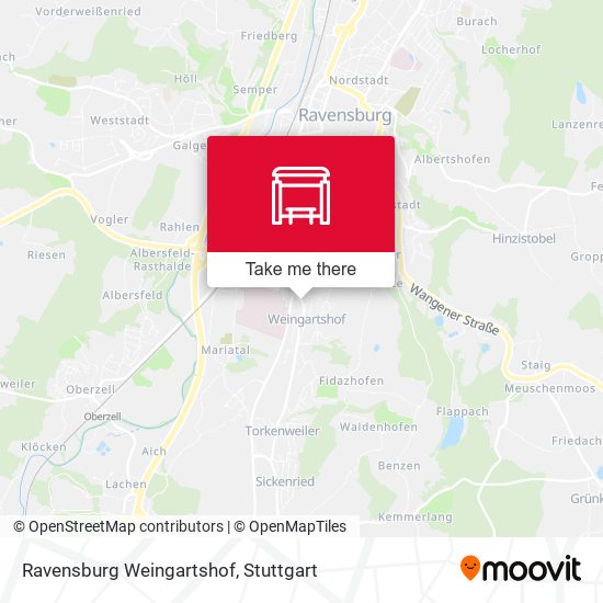 Ravensburg Weingartshof map