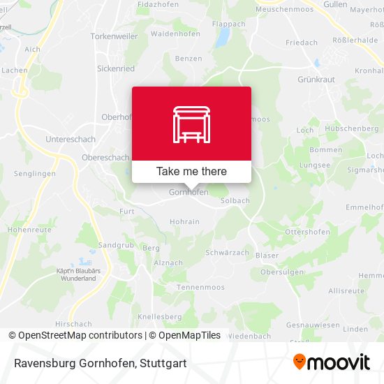 Ravensburg Gornhofen map