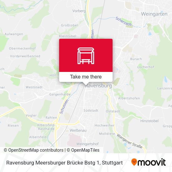 Ravensburg Meersburger Brücke Bstg 1 map