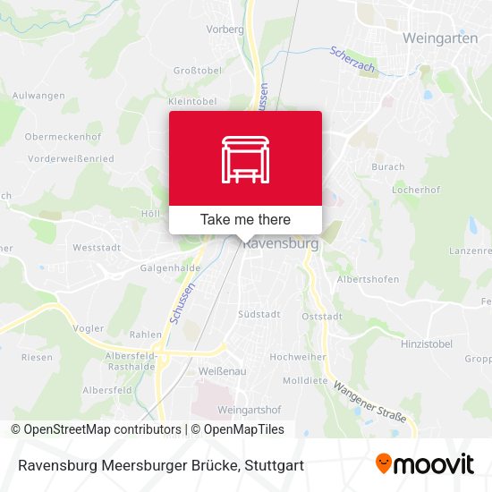 Ravensburg Meersburger Brücke map