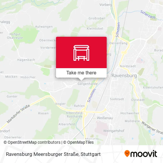 Карта Ravensburg Meersburger Straße