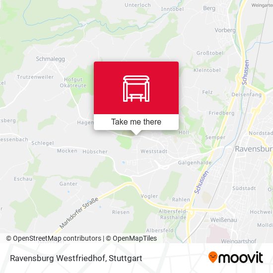 Ravensburg Westfriedhof map