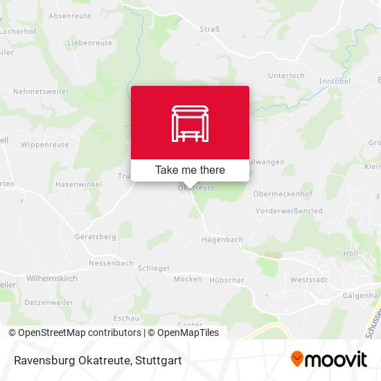 Ravensburg Okatreute map