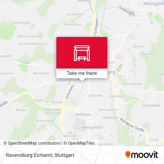 Карта Ravensburg Eichamt