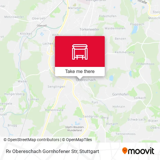 Карта Rv Obereschach Gornhofener Str