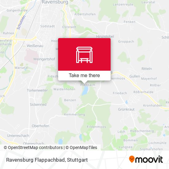 Карта Ravensburg Flappachbad