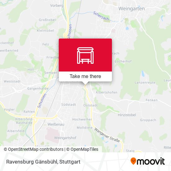 Ravensburg Gänsbühl map