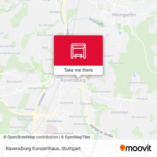 Карта Ravensburg Konzerthaus