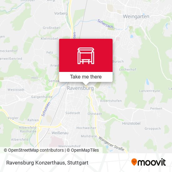 Ravensburg Konzerthaus map