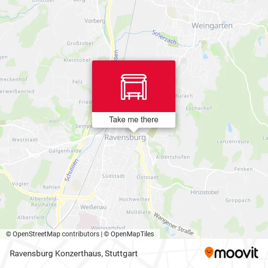 Карта Ravensburg Konzerthaus
