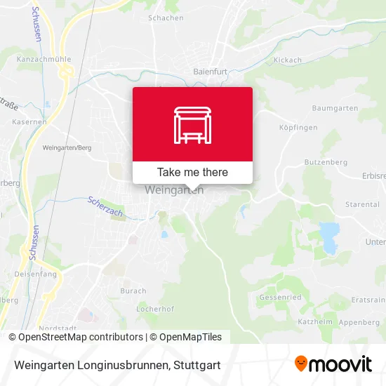 Карта Weingarten Longinusbrunnen