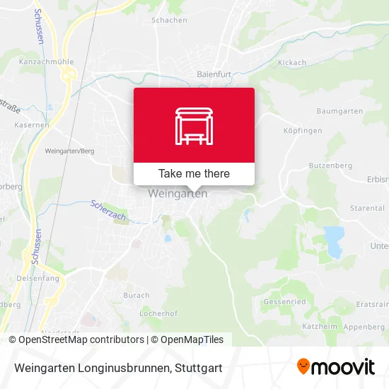 Карта Weingarten Longinusbrunnen