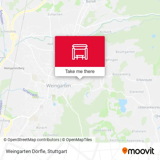 Карта Weingarten Dörfle