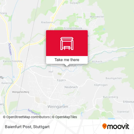 Карта Baienfurt Post