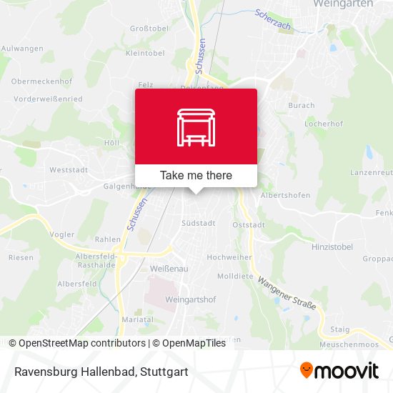 Ravensburg Hallenbad map