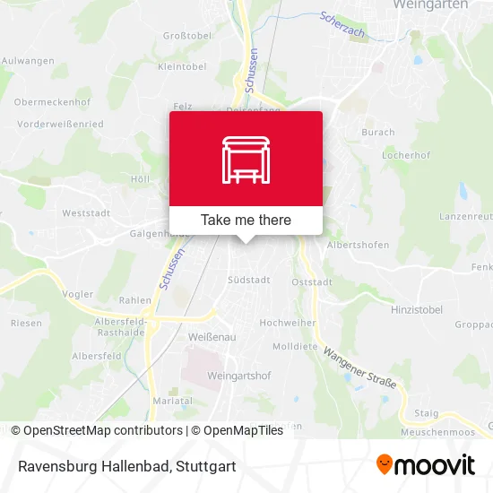 Карта Ravensburg Hallenbad