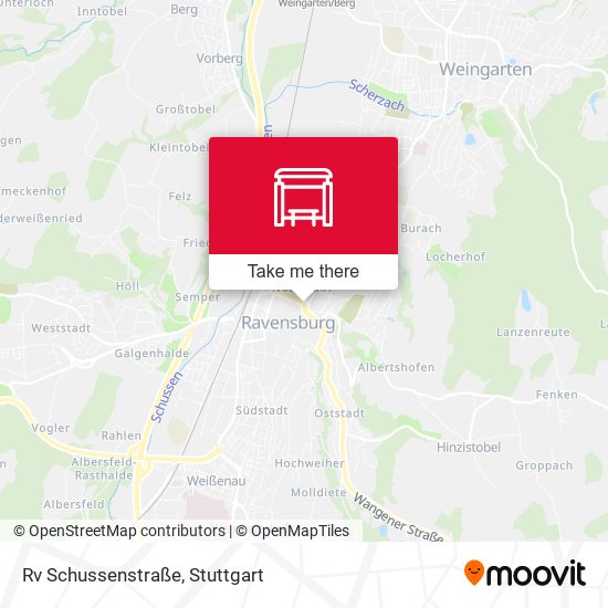 Rv Schussenstraße map