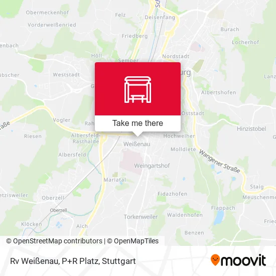 Карта Rv Weißenau, P+R Platz