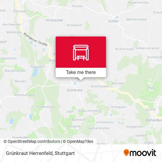 Grünkraut Herrenfeld map