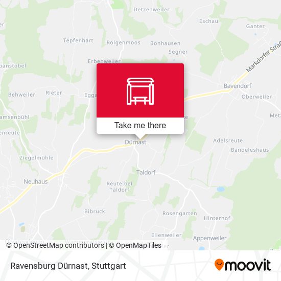 Карта Ravensburg Dürnast
