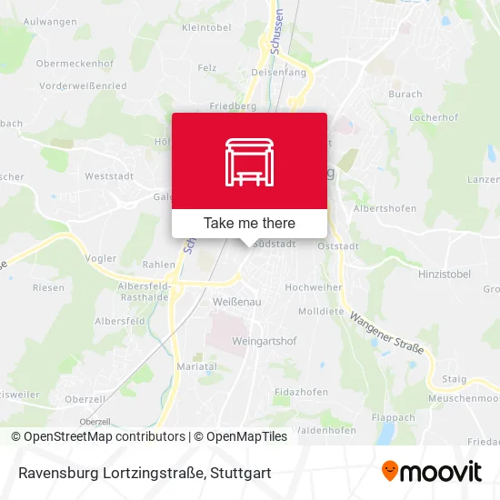 Карта Ravensburg Lortzingstraße