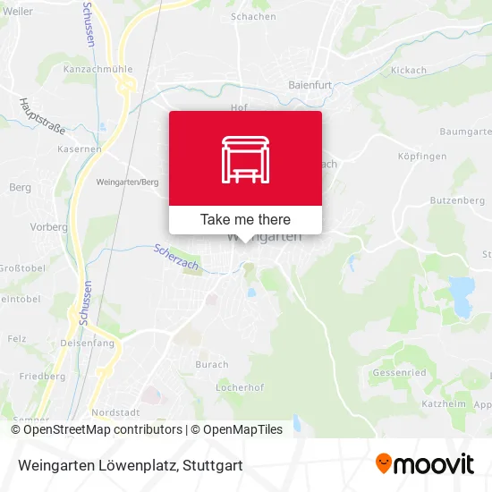 Карта Weingarten Löwenplatz