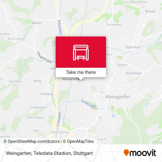 Карта Weingarten, Teledata-Stadion