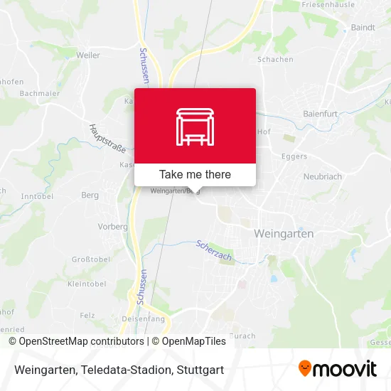 Карта Weingarten, Teledata-Stadion