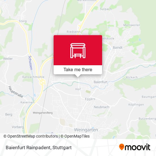 Baienfurt Rainpadent map