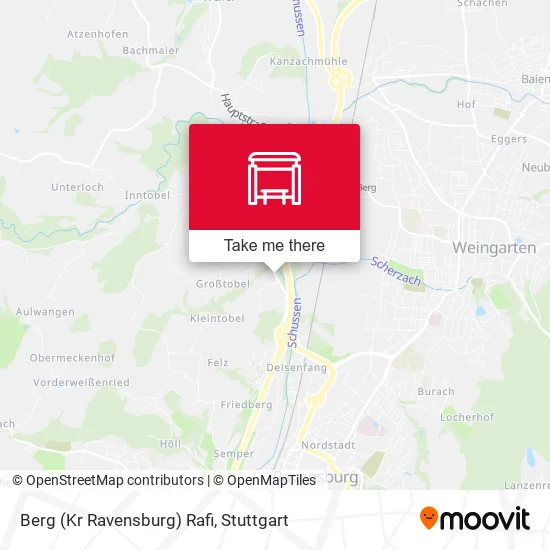 Карта Berg (Kr Ravensburg) Rafi