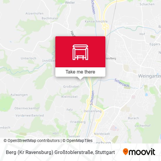 Berg (Kr Ravensburg) Großtoblerstraße map
