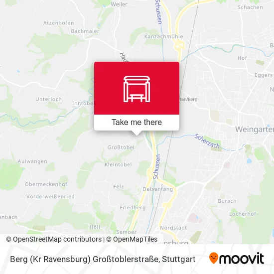 Карта Berg (Kr Ravensburg) Großtoblerstraße