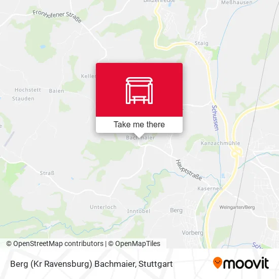 Карта Berg (Kr Ravensburg) Bachmaier