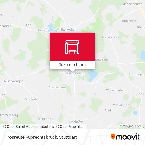 Fronreute Ruprechtsbruck map