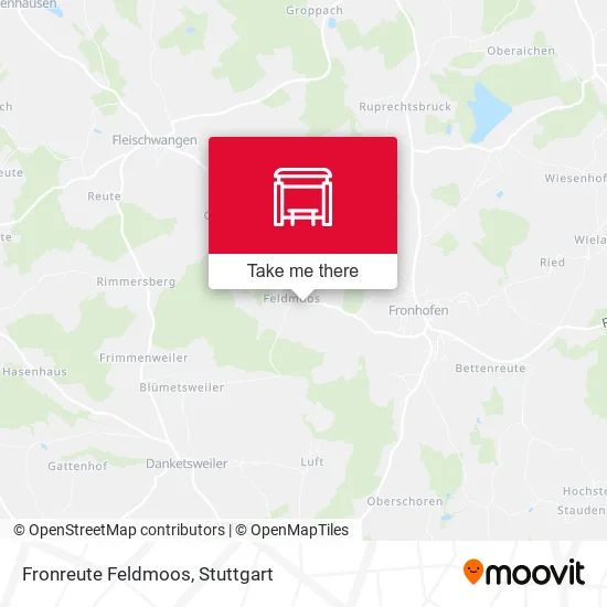 Карта Fronreute Feldmoos