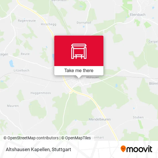 Карта Altshausen Kapellen