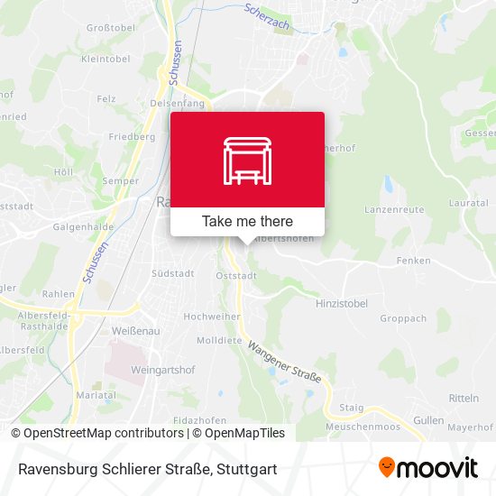 Ravensburg Schlierer Straße map