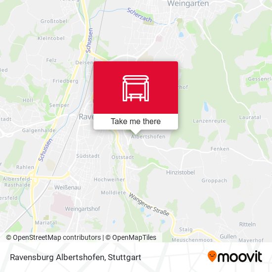 Карта Ravensburg Albertshofen