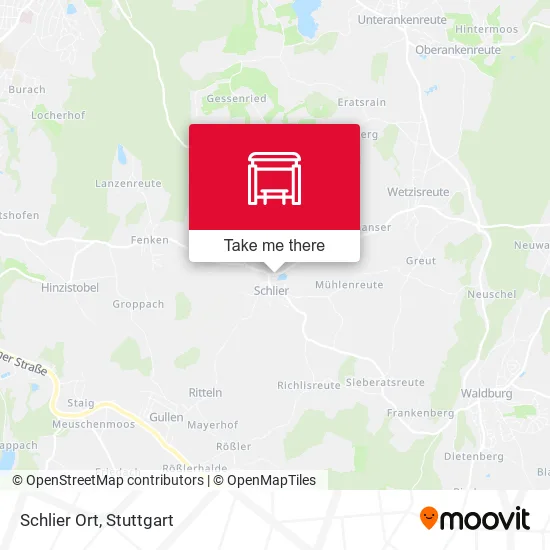 Карта Schlier Ort