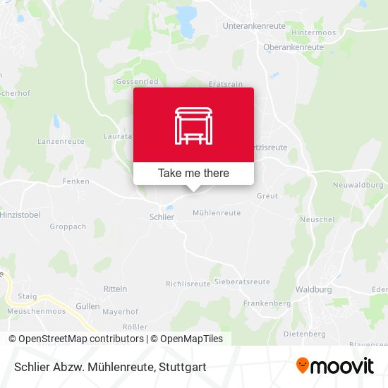 Schlier Abzw. Mühlenreute map