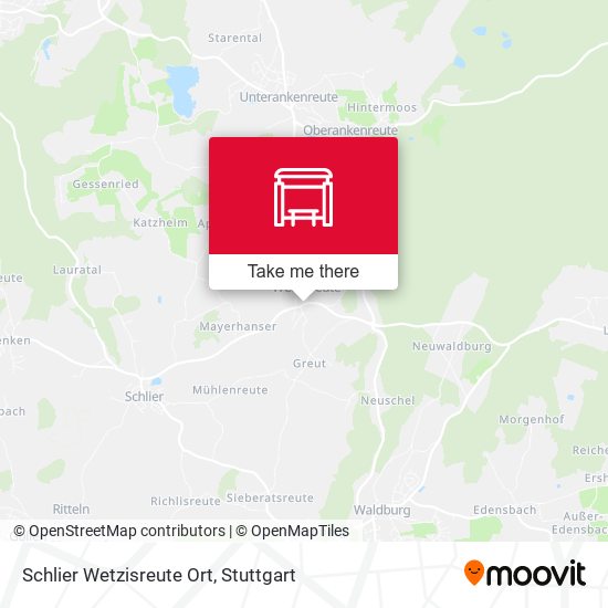 Schlier Wetzisreute Ort map