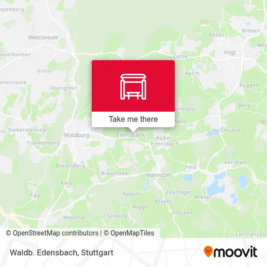 Waldb. Edensbach map