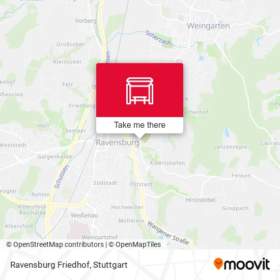 Карта Ravensburg Friedhof