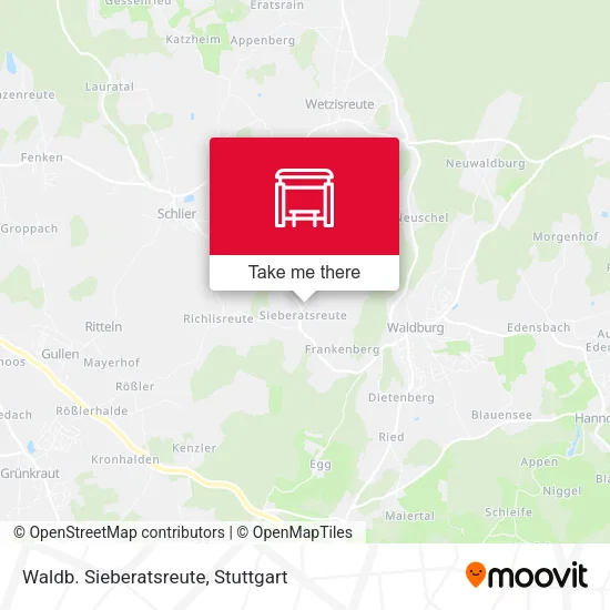 Карта Waldb. Sieberatsreute