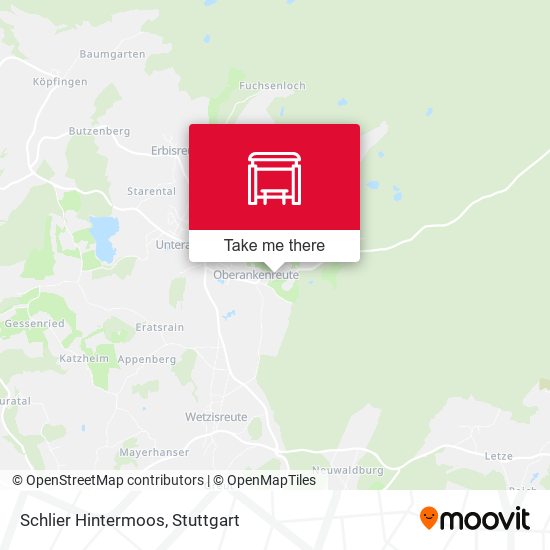 Карта Schlier Hintermoos